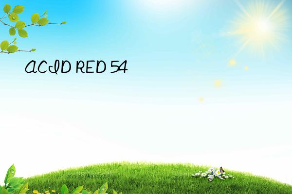 ACID RED 54