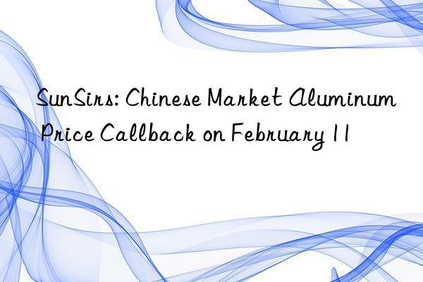 SunSirs: Chinese Market Aluminum Price Callback on February 11