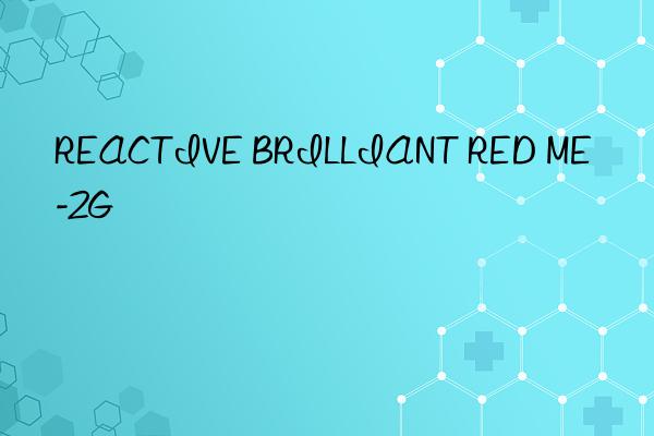 REACTIVE BRILLIANT RED ME-2G