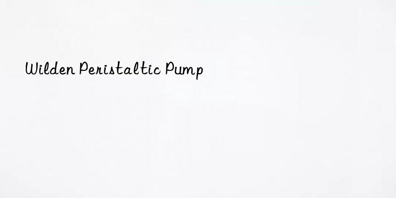 Wilden Peristaltic Pump