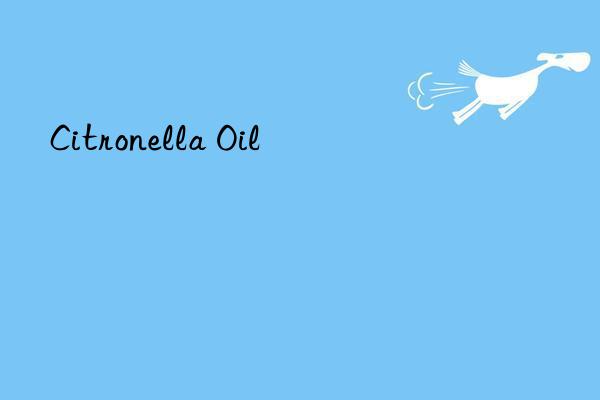 Citronella Oil