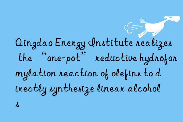 Qingdao Energy Institute realizes the “one-pot” reductive hydroformylation reaction of olefins to directly synthesize linear alcohols