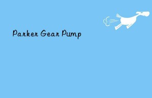 Parker Gear Pump