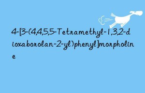 4-[3-(4,4,5,5-Tetramethyl-1,3,2-dioxaborolan-2-yl)phenyl]morpholine