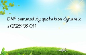 DMF commodity quotation dynamics (2023-08-01)