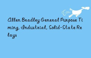 Allen Bradley General Purpose Timing, Industrial, Solid-State Relays