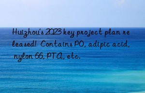 Huizhou’s 2023 key project plan released!  Contains PO, adipic acid, nylon 66, PTA, etc.