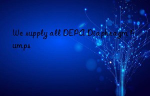 We supply all DEPA Diaphragm Pumps