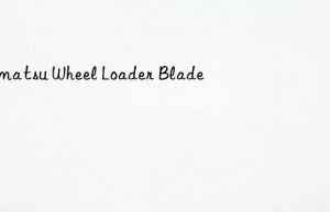 Komatsu Wheel Loader Blade