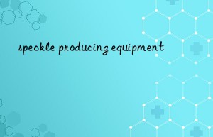 speckle producing equipment