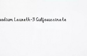 Disodium Laureth-3 Sulfosuccinate