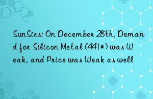 SunSirs: On December 28th, Demand for Silicon Metal (441#) was Weak, and Price was Weak as well