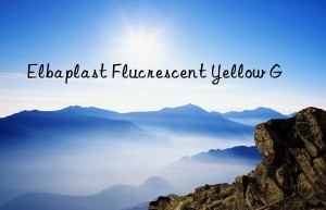 Elbaplast Flucrescent Yellow G