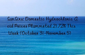 SunSirs: Domestic Hydrochloric Acid Prices Plummeted 21.72% This Week (October 31-November 5)