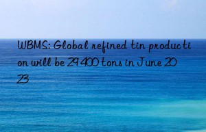 WBMS: Global refined tin production will be 29 400 tons in June 2023