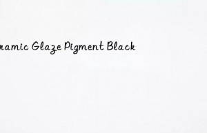 Ceramic Glaze Pigment Black