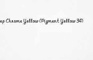 Deep Chrome Yellow (Pigment Yellow 34)