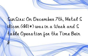 SunSirs: On December 7th, Metal Silicon (441#) was in a Weak and Stable Operation for the Time Being