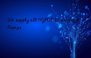 We supply all HYPRO Diaphragm Pumps