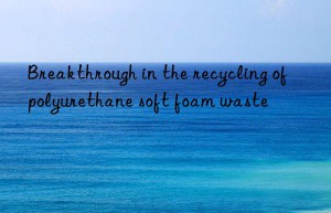 Breakthrough in the recycling of polyurethane soft foam waste