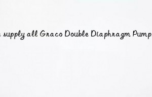 We supply all Graco Double Diaphragm Pumps