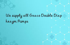 We supply all Graco Double Diaphragm Pumps