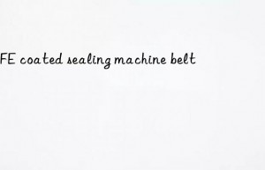 PTFE coated sealing machine belt