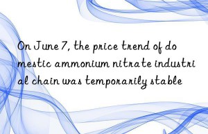 On June 7, the price trend of domestic ammonium nitrate industrial chain was temporarily stable