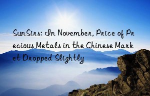 SunSirs: In November, Price of Precious Metals in the Chinese Market Dropped Slightly