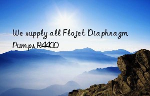 We supply all Flojet Diaphragm Pumps R4400