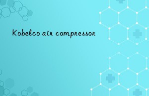 Kobelco air compressor