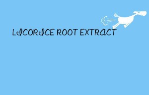 LICORICE ROOT EXTRACT