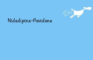 Nidedipine-Povidone