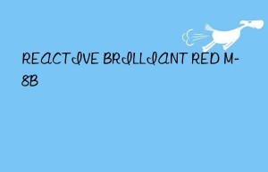 REACTIVE BRILLIANT RED M-8B