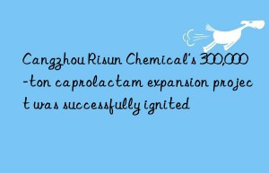 Cangzhou Risun Chemical’s 300,000-ton caprolactam expansion project was successfully ignited