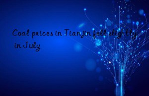 Coal prices in Tianjin fell slightly in July