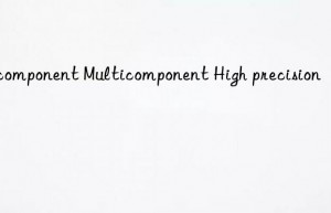 2-component Multicomponent High precision