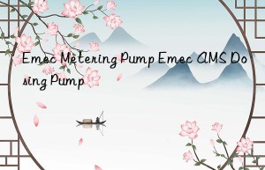 Emec Metering Pump Emec AMS Dosing Pump