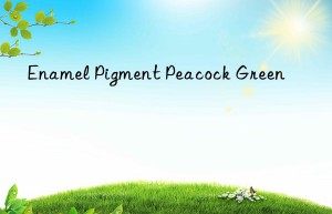 Enamel Pigment Peacock Green