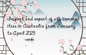 Import and export of silk commodities in Australia from January to April 2023