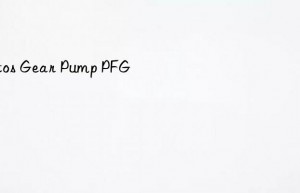 Atos Gear Pump PFG