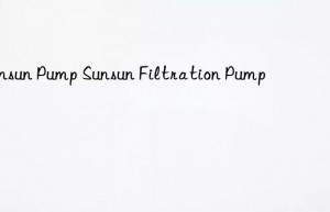 Sunsun Pump Sunsun Filtration Pump