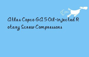 Atlas Copco GA 5 Oil-injected Rotary Screw Compressors