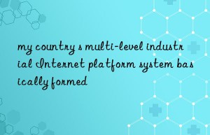 my country s multi-level industrial Internet platform system basically formed