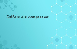 Sullair air compressor