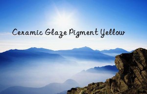 Ceramic Glaze Pigment Yellow