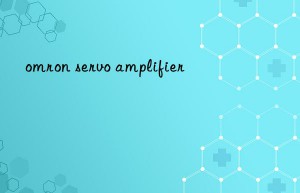 omron servo amplifier