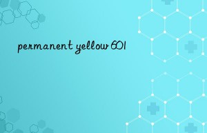 permanent yellow 601