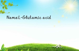 Name:L-Glutamic acid