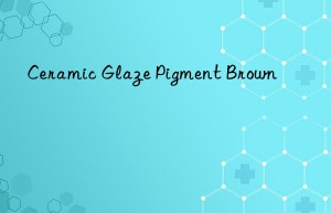 Ceramic Glaze Pigment Brown